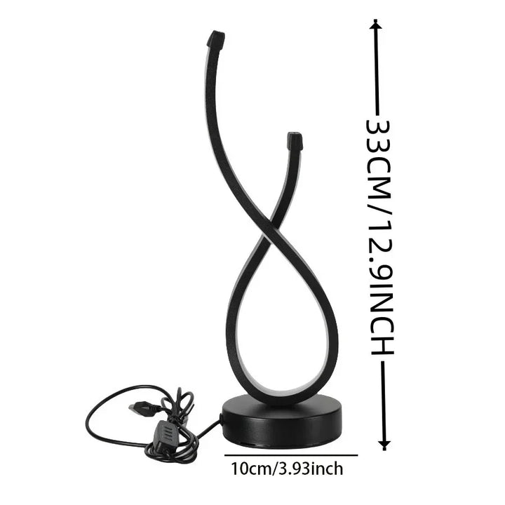 Lampe LED dimmable portable 3 couleurs (blanc chaud, froid), éclairage d'ambiance moderne pour toute pièce.