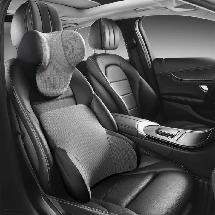 Votre dos mérite Drive Ease: coussin lombaire ergonomique pour voiture, confort optimal.