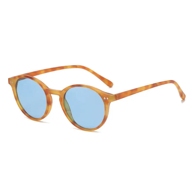 Profitez de l'été avec ces lunettes de soleil rondes polarisées rétro UV400, mode homme/femme.