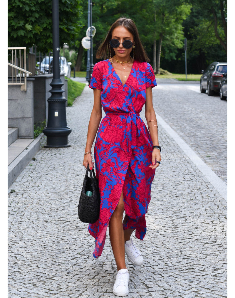 Robe d'été fluide et légère, parfaite pour la chaleur, confort bohème, coupe ample et élégante femme.