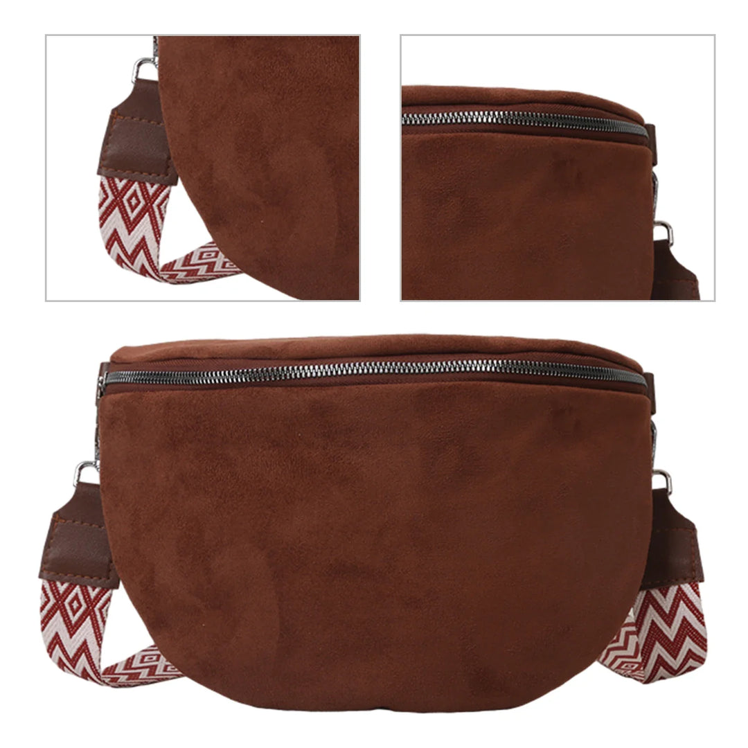 Sac bandoulière femme marron chic en similicuir, accessoire polyvalent et pratique pour votre style.