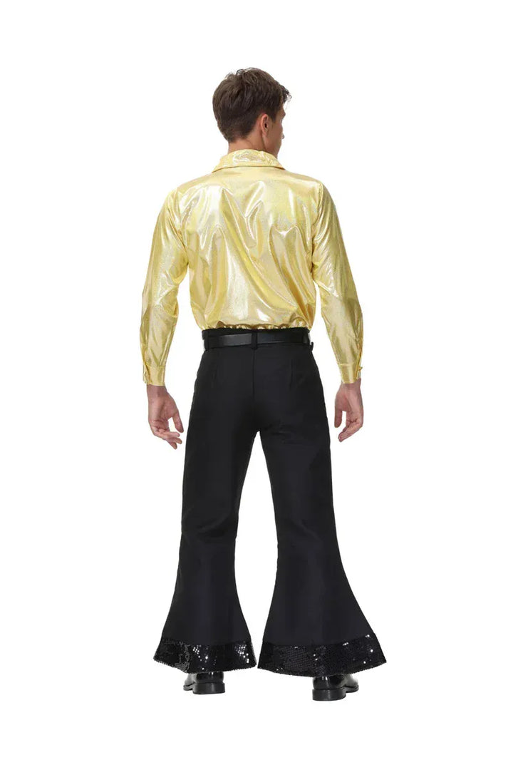 Déguisement années 80 disco rétro pour soirée. Look festif et vintage. Parfait pour danser au carnaval ou Halloween.