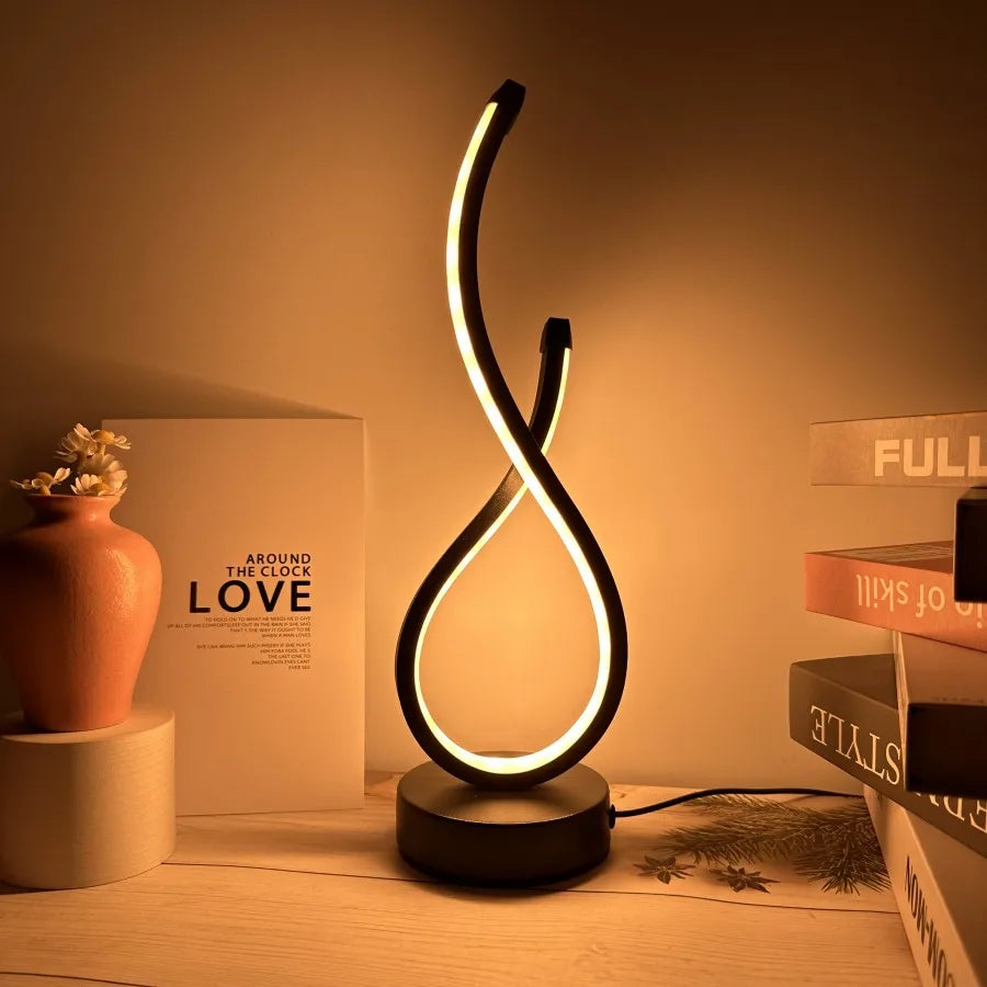 Lampe de table LED dimmable, design moderne, crée une ambiance lumineuse parfaite dans votre intérieur.