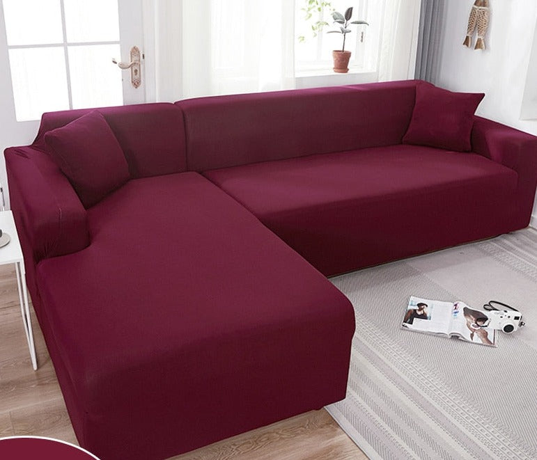 Housse de canapé universelle, offrant une protection complète et un nouveau look à votre intérieur.