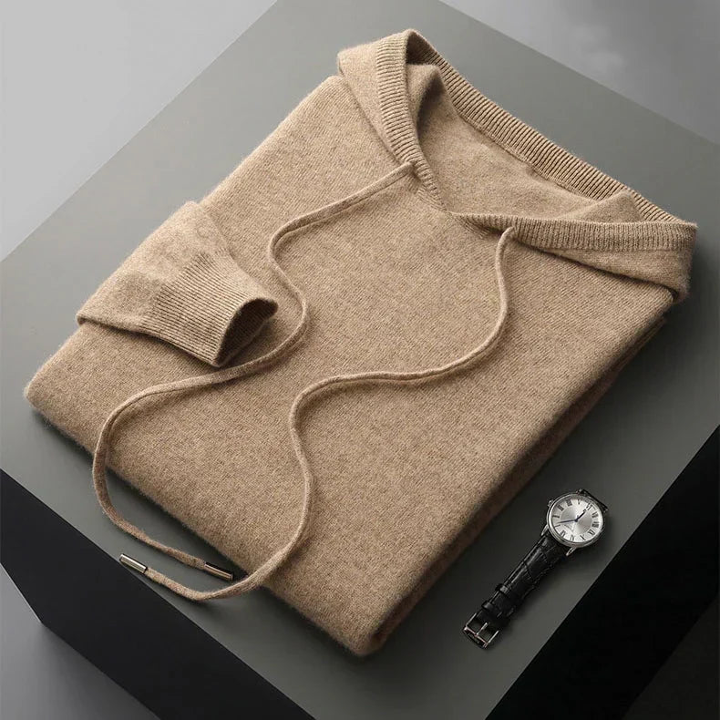 Hoodie homme gris confortable, style décontracté élégant. Idéal pour automne/hiver.