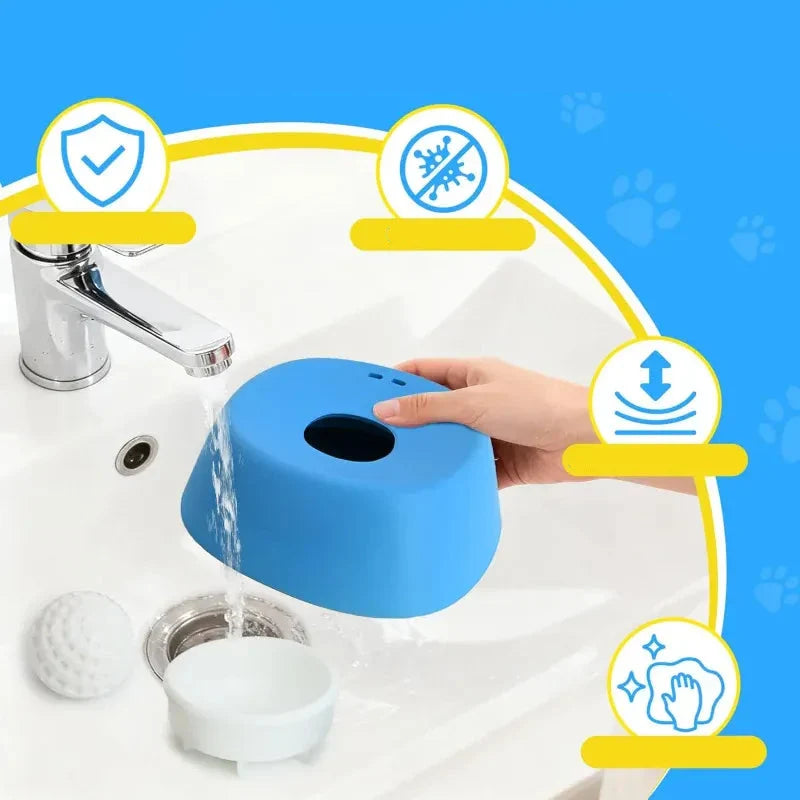 Accessoire d'alimentation lente pour chien, réduisant l'anxiété et soutenant une bonne digestion.