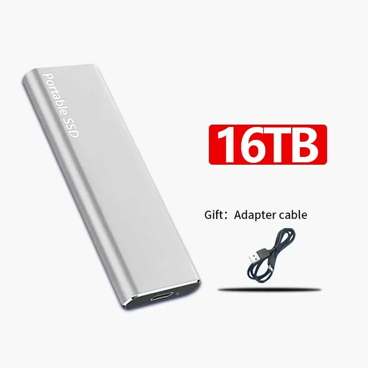 SSD portable 128 To, solution de stockage haute performance pour entreprises et pro.