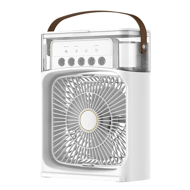 Mini rafraîchisseur d'air personnel 3-en-1 CoolScape. Climatiseur USB compact pour une fraîcheur partout cet été.