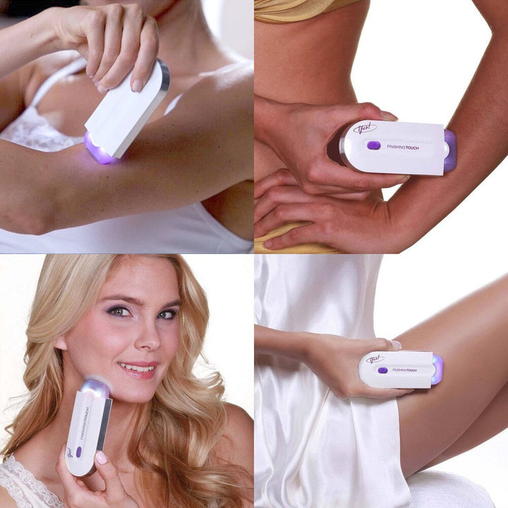 Épilateur portable et rechargeable à induction pour soin beauté femme, épilation rapide et indolore.