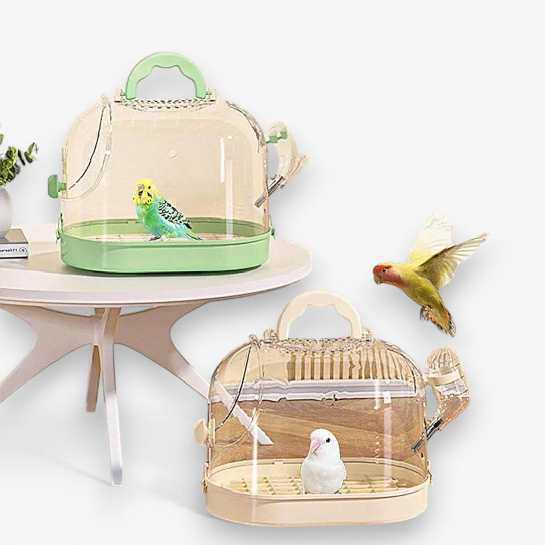 Cage de transport Elvi, respirante et portable pour petits animaux domestiques. Parfait pour les déplacements et voyages.