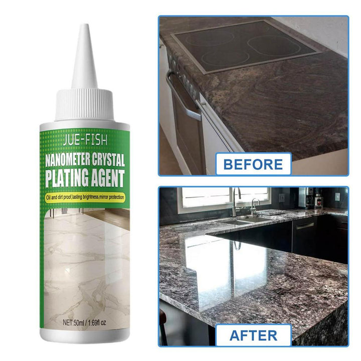 Solution de polissage et protection StoneShine. Idéale pour l'entretien des surfaces en pierre, elle assure un fini éclatant.