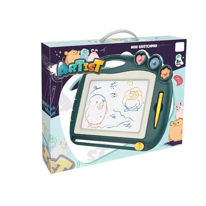 Cadeau idéal: ardoise magique pour enfant. Permet de dessiner et effacer à l'infini, stimulant l'imagination des petits.