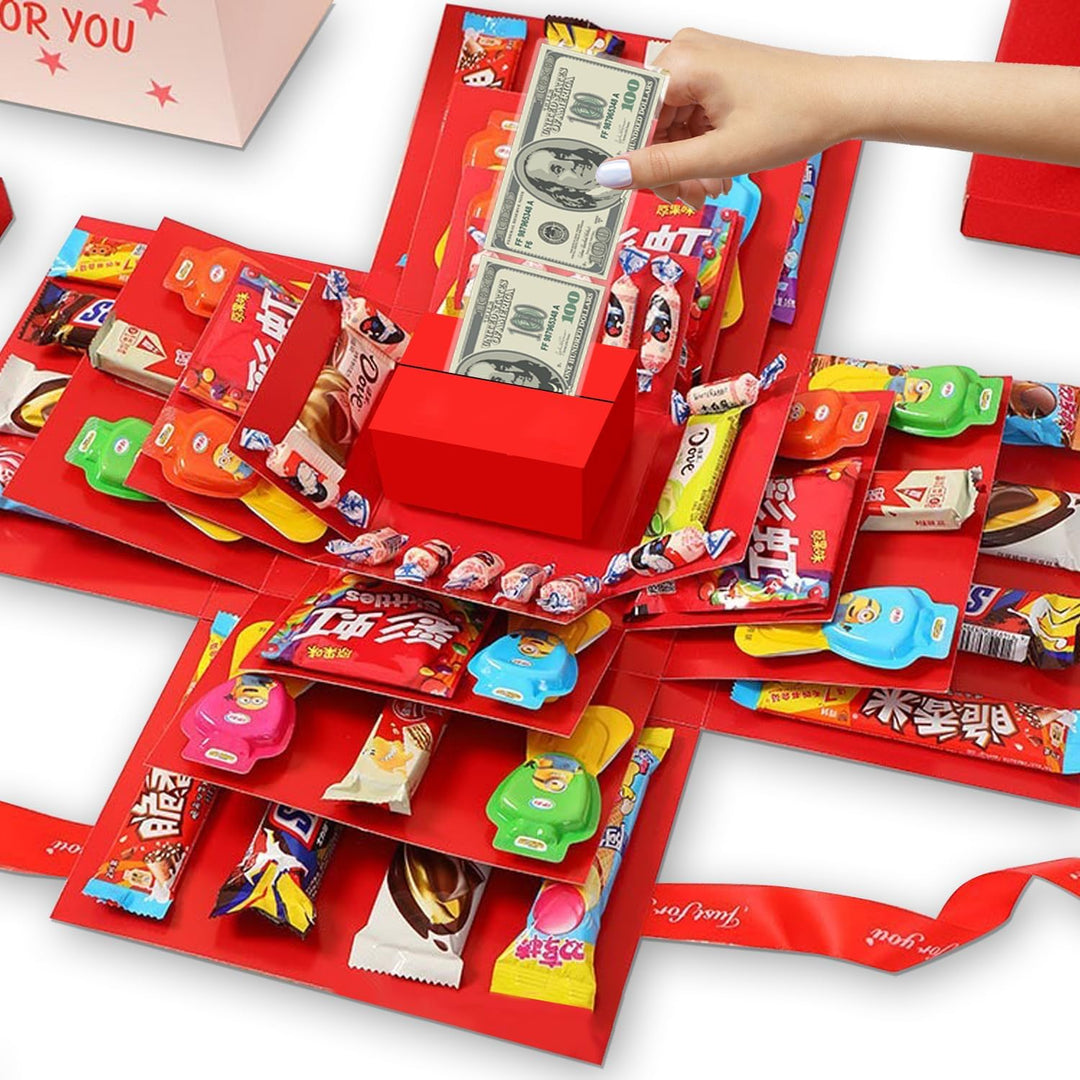 Boîte surprise créative, un cadeau d'anniversaire mémorable et personnalisable pour vos proches.