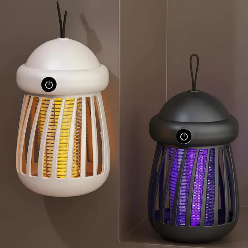 Puissante lampe anti-moustiques UV avec grille électrique, pour un été sans insectes, maison/jardin.