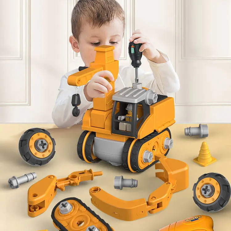 Kit d'outils de construction BuildMaster pour stimuler la créativité et le jeu de rôle chez les enfants.