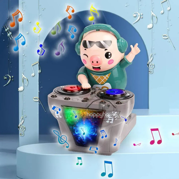Jouet musical danseur lumineux pour enfants, avec sons interactifs et lumières d'éveil. Idéal cadeau.