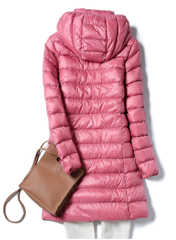 Manteau sport femme, duvet ultra-léger, chaud et élégant, polyvalent toute l'année.