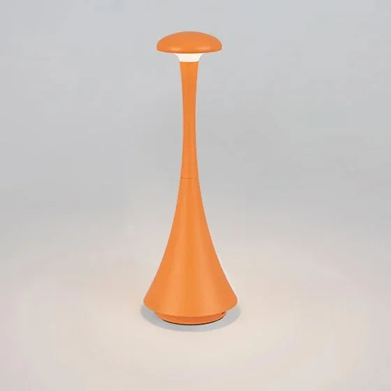 Lampe champignon tactile dimmable, sans fil, rechargeable, éclairage LED pour table de chevet ou salon.