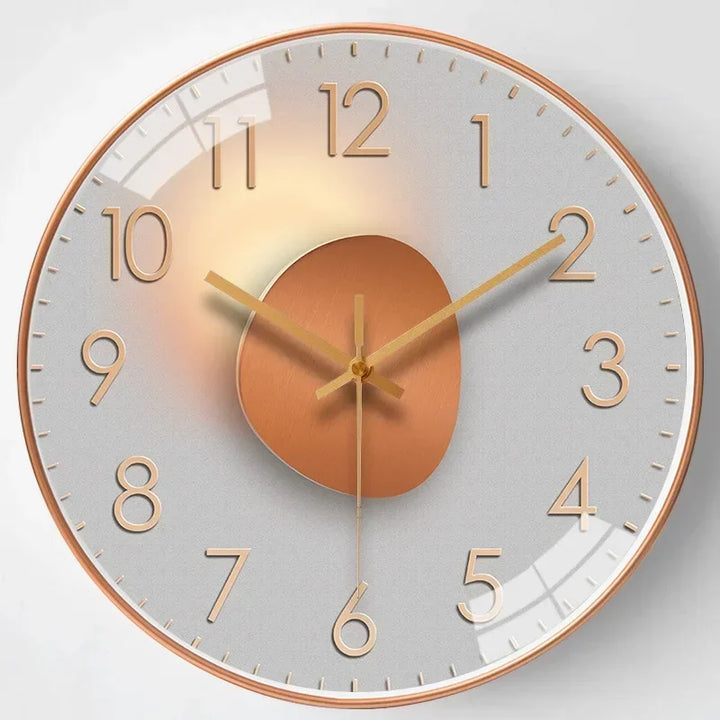 Offrez une ambiance sereine avec cette horloge murale silencieuse au design classique. Idée cadeau.