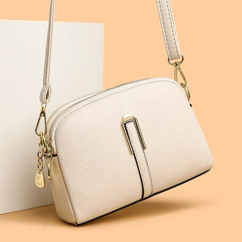 Sac à main femme en cuir vegan de qualité, bandoulière. Parfait pour allier style et organisation quotidienne.