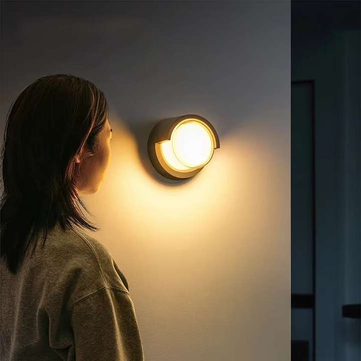 Lampe LED extérieure étanche IP65, détecteur de mouvement, pour éclairage mural jardin et porche.