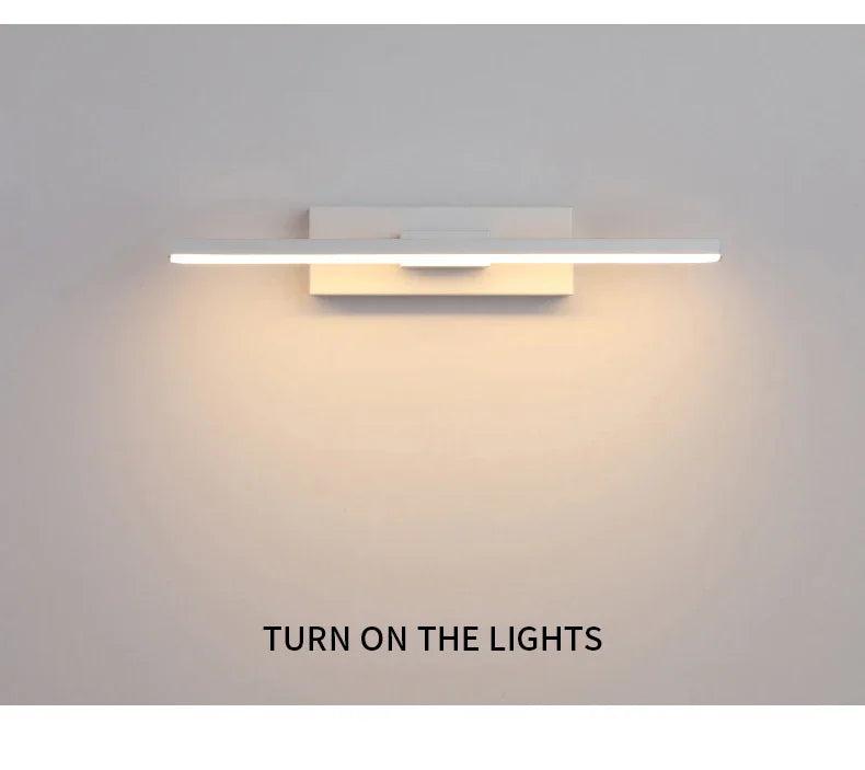 Applique murale LED AuroLite réglable 330°, un éclairage moderne polyvalent pour chambre, salon ou bureau.