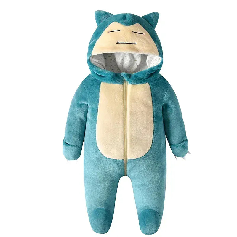 Costume enfant Ronflex mignon et douillet, parfait pour Halloween, cosplay ou comme vêtements de nuit.