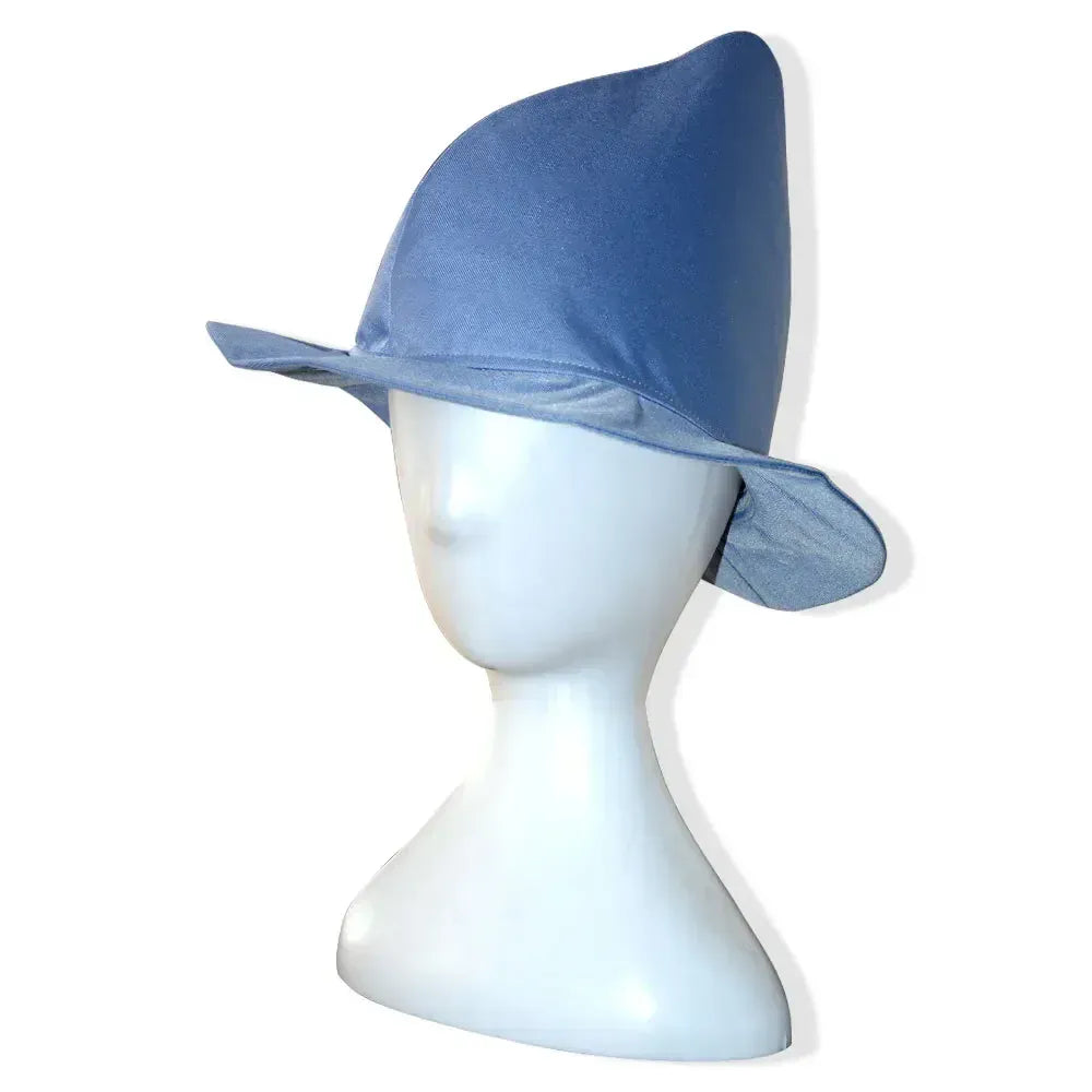 Déguisement de sorcière bleue pour femmes, conception élégante pour cosplay, Halloween ou soirée à thème.
