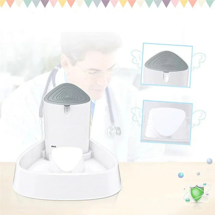 Système d'hydratation avancé avec filtre pour chats et petits chiens, eau pure et sans impuretés.