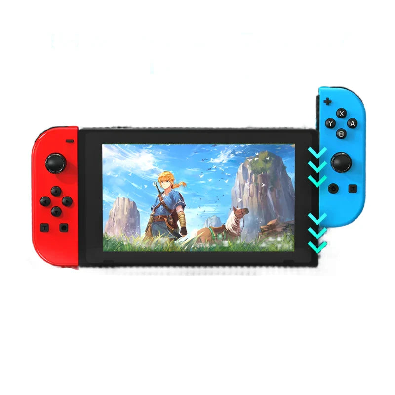 Manette de jeu sans fil, confortable avec éclairage LED RGB pour Nintendo Switch, design ergonomique.