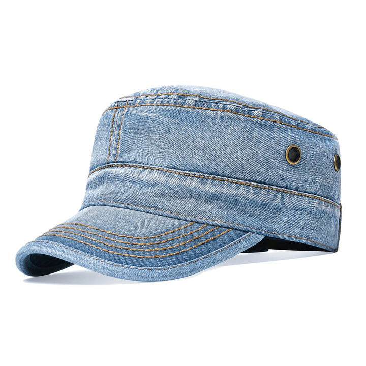 Casquette workwear homme, coton kaki, ajustable, idéale pour le plein air et la mode.