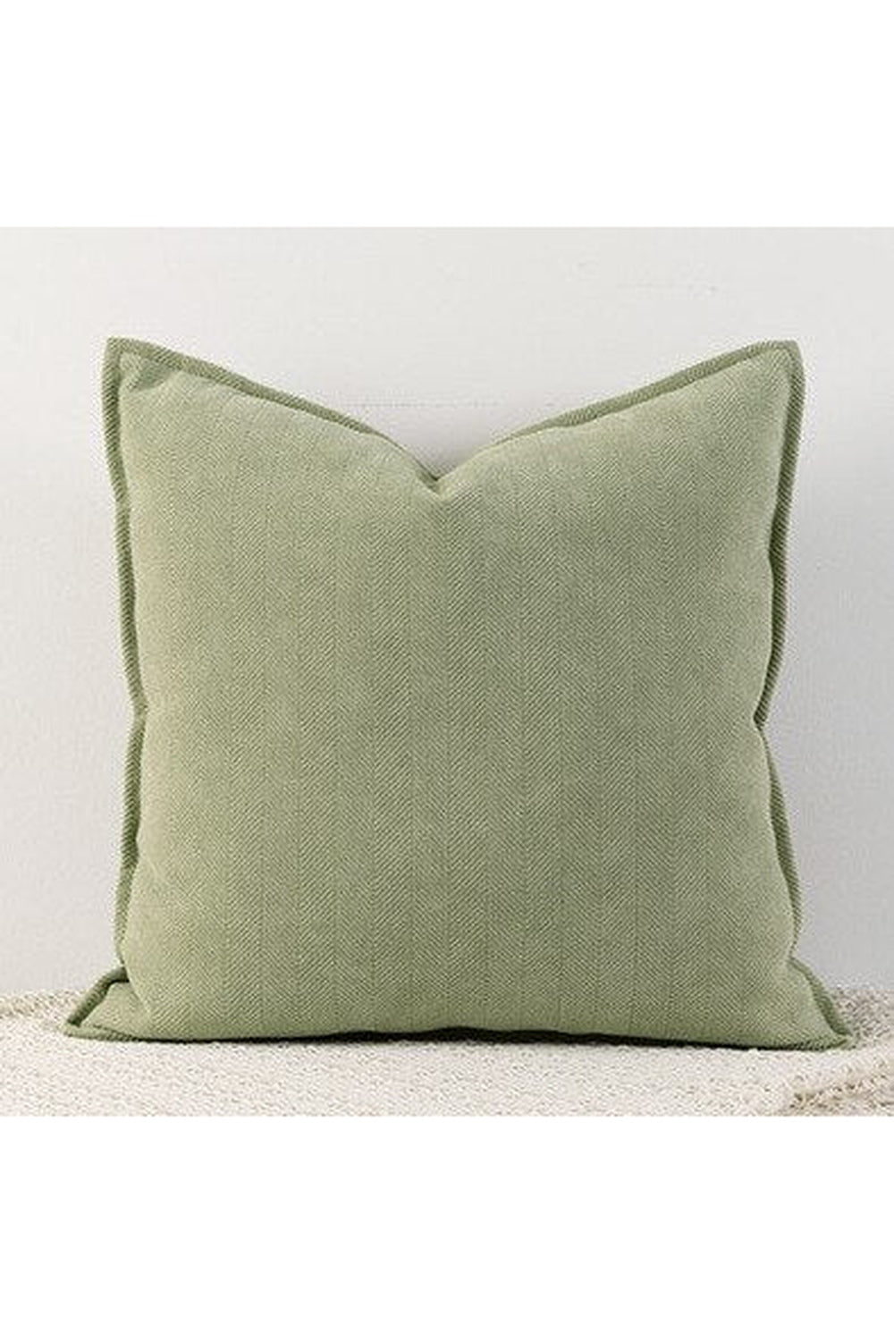 Housse de coussin décorative pour canapé, texture douce, idéale pour le salon.