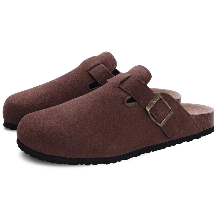 Chaussures sabots en daim premium, légères et respirantes, pour homme et femme.