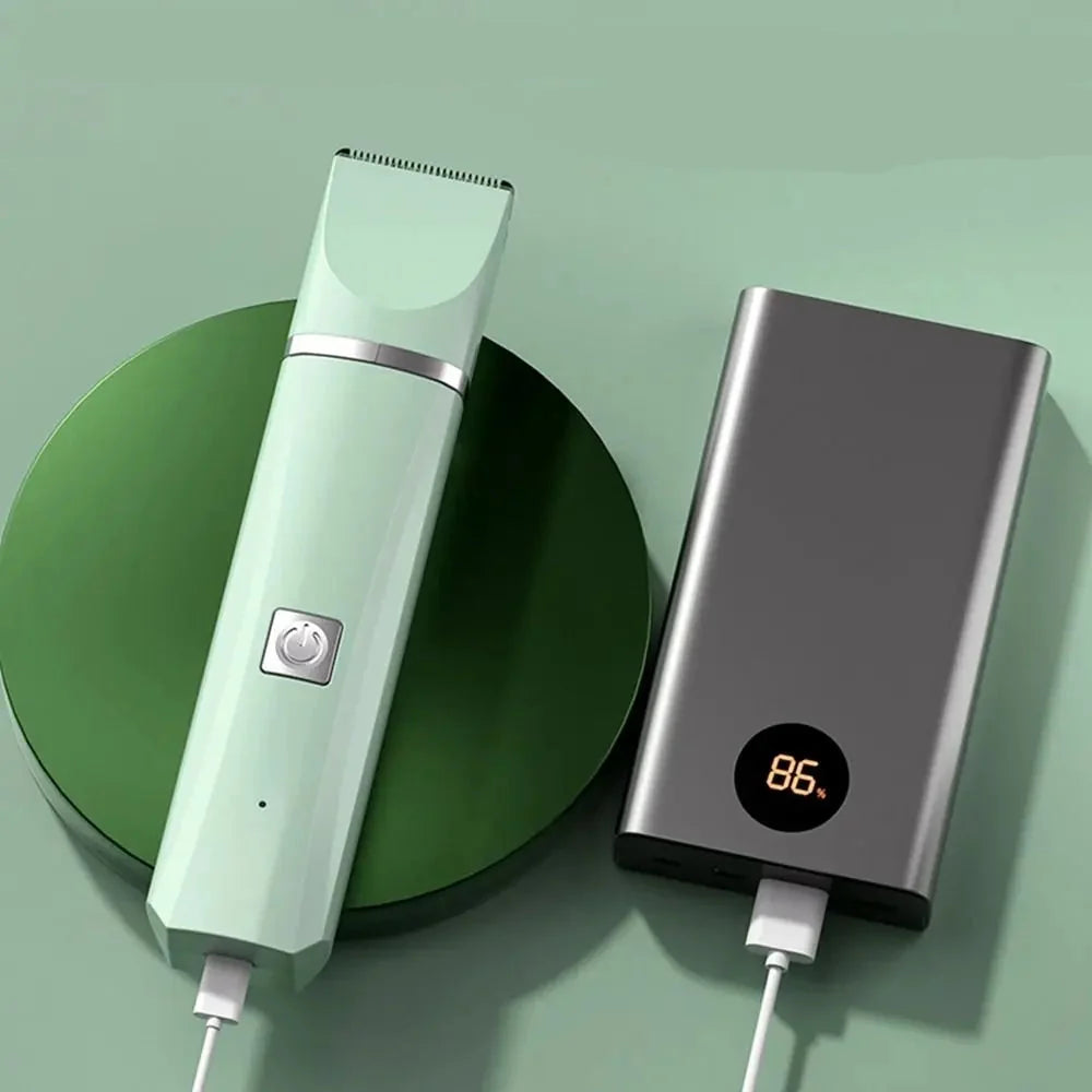 Tondeuse chien/chat sans fil avec lame inox, moteur silencieux. Pour un toilettage précis, recharge USB-C.
