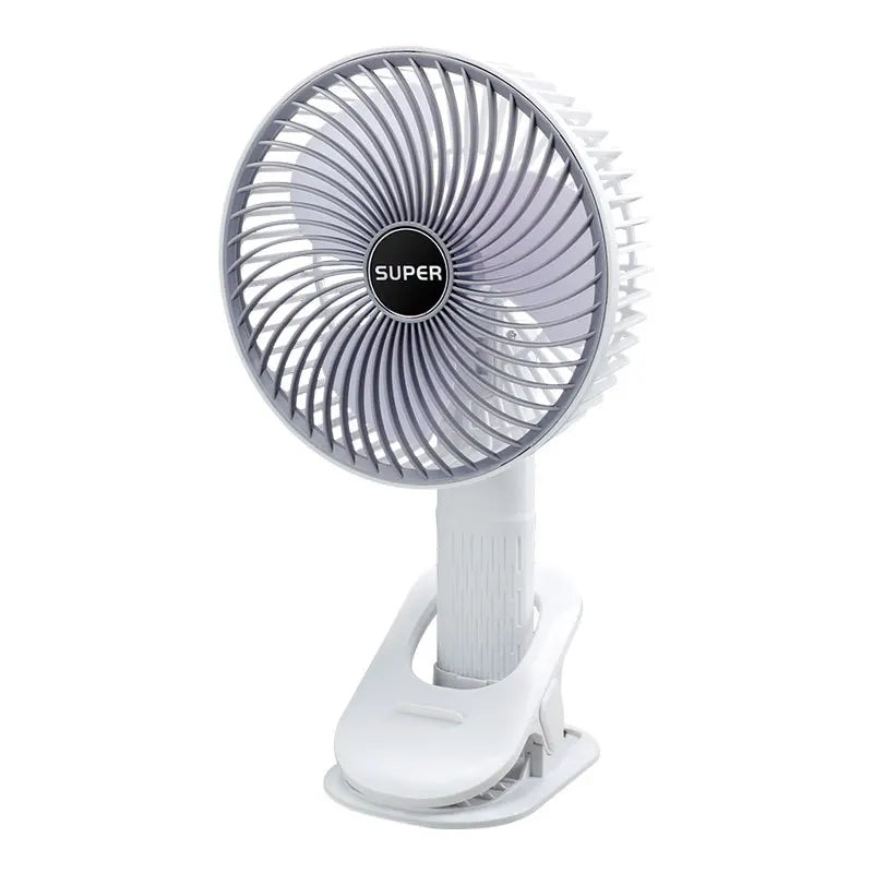 Ventilateur portable et silencieux, pour une fraîcheur constante au bureau, à la maison ou en extérieur. Facile à monter.