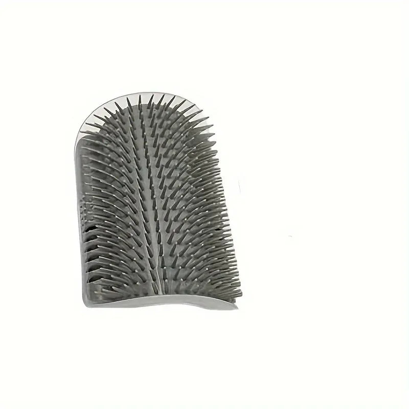Brosse d'entretien pour chat, murale, permettant l'auto-massage et le toilettage. Favorise un pelage propre.