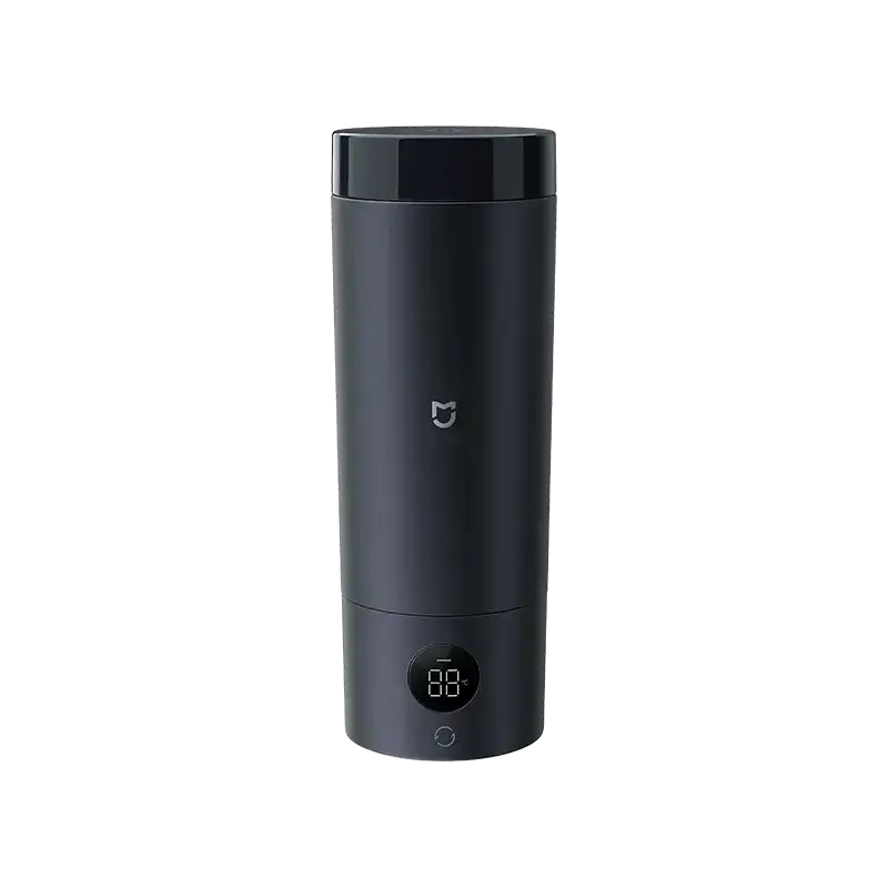 Bouilloire électrique portable en inox, température ajustable pour thé ou café, chauffage rapide et efficace.