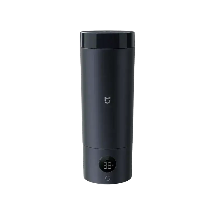 Bouilloire électrique portable en inox, température ajustable pour thé ou café, chauffage rapide et efficace.
