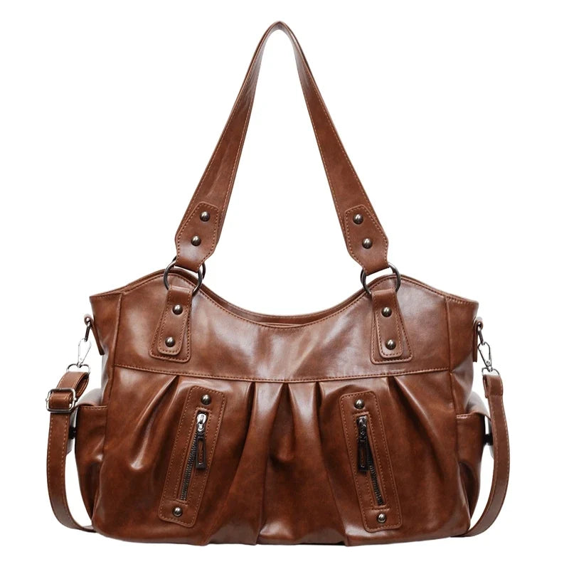 Sac d'épaule Kéa femme, épuré et robuste, idéal pour l'organisation professionnelle.