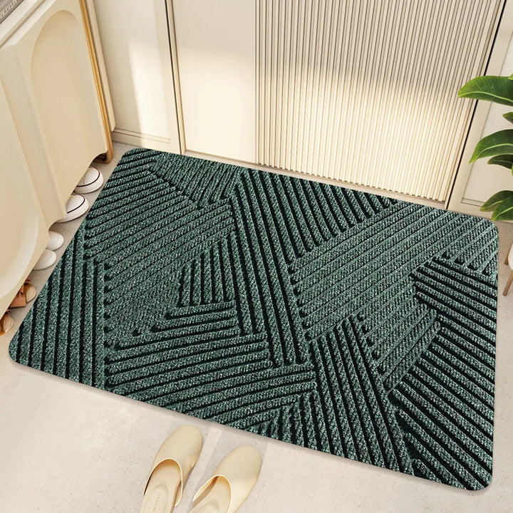 Tapis d'entrée PureStep en PVC, design géométrique anti-saleté, idéal pour la décoration de maison ou jardin.