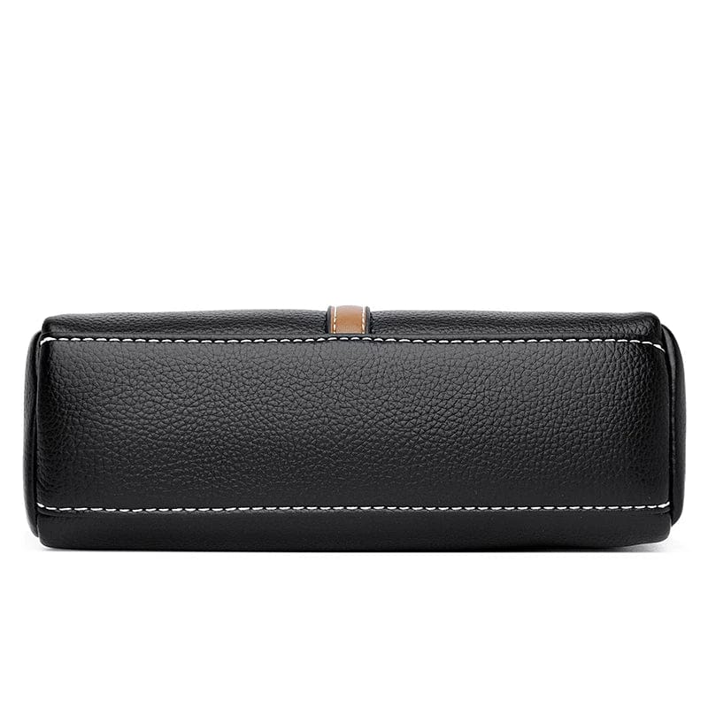 Sac bandoulière femme, cuir vegan, multi-compartiments pour une organisation facile.