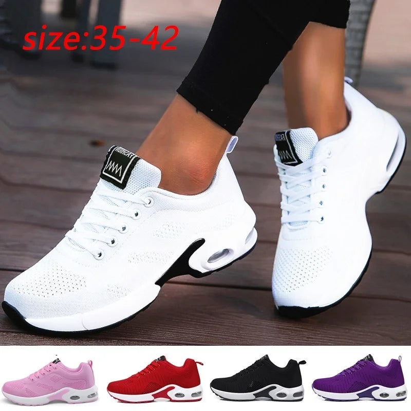 Chaussures de sport AeroLuxe légères unisexes avec amorti à air pour course, entraînement et confort supérieur.