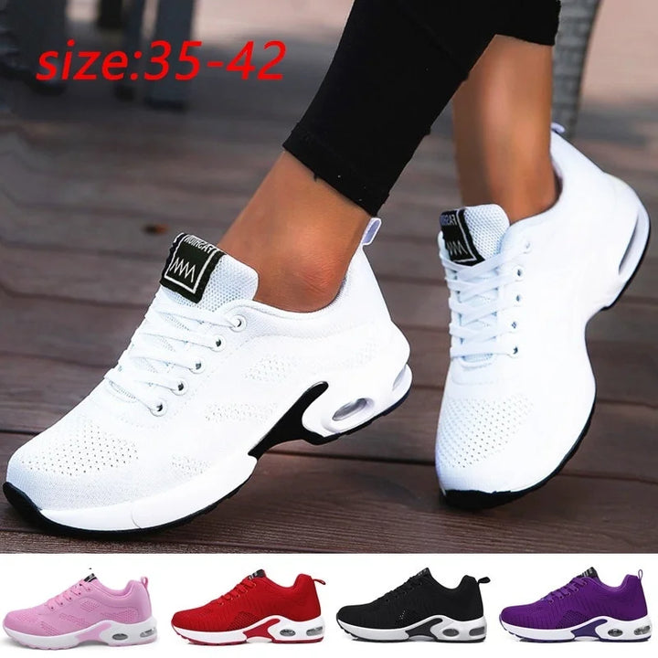 Chaussures de sport AeroLuxe légères unisexes avec amorti à air pour course, entraînement et confort supérieur.