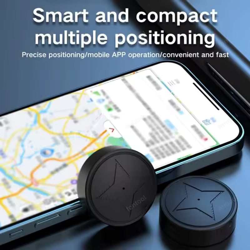 Mini-tracker GPS magnétique, sécurité antivol pour véhicules et bagages. Localisation précise et discrète.