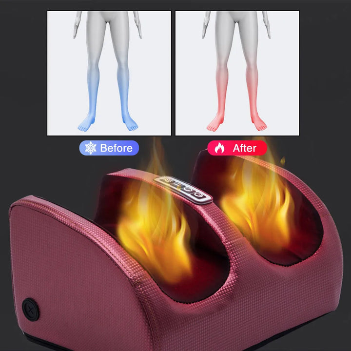 SootheStep: masseur de pieds Shiatsu professionnel pour soulagement des douleurs et détente musculaire.