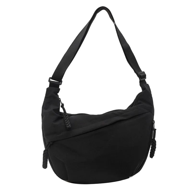 Sac banane déperlant pour femme, idéal pour les voyages ou le sport, grand volume de rangement.