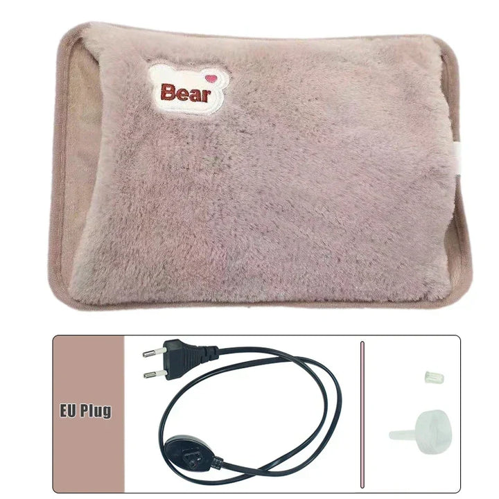 Profitez d'une chaleur douce et constante avec cette bouillotte électrique, parfaite pour mains et ventre.
