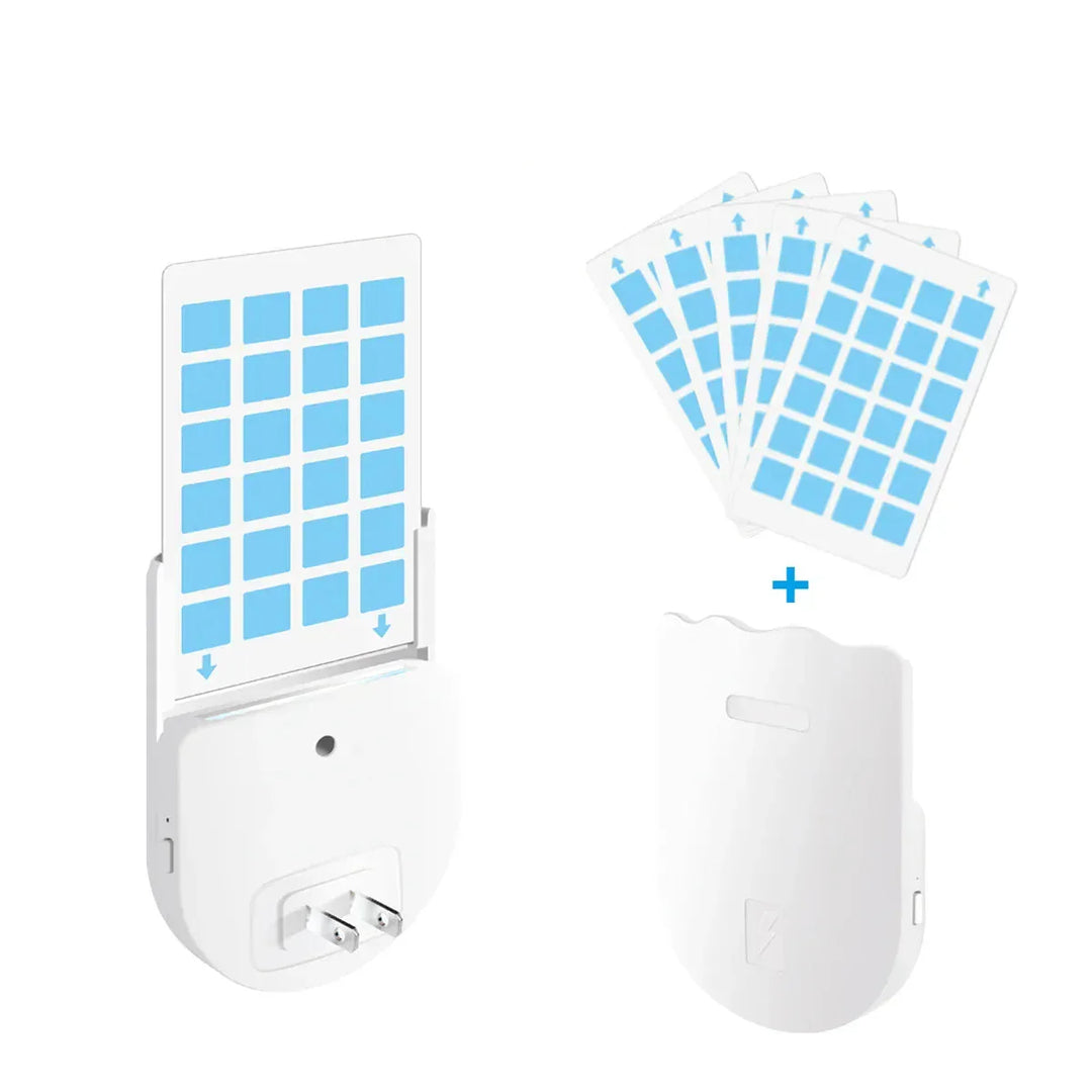 Protection familiale écologique contre les moustiques. Piège UV silencieux pour une maison sereine tout l'été.