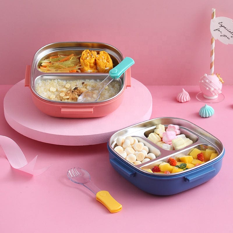 Boîte repas isotherme portable 500ml pour enfant. Garde les repas chauds ou frais pour l'école et pique-niques.