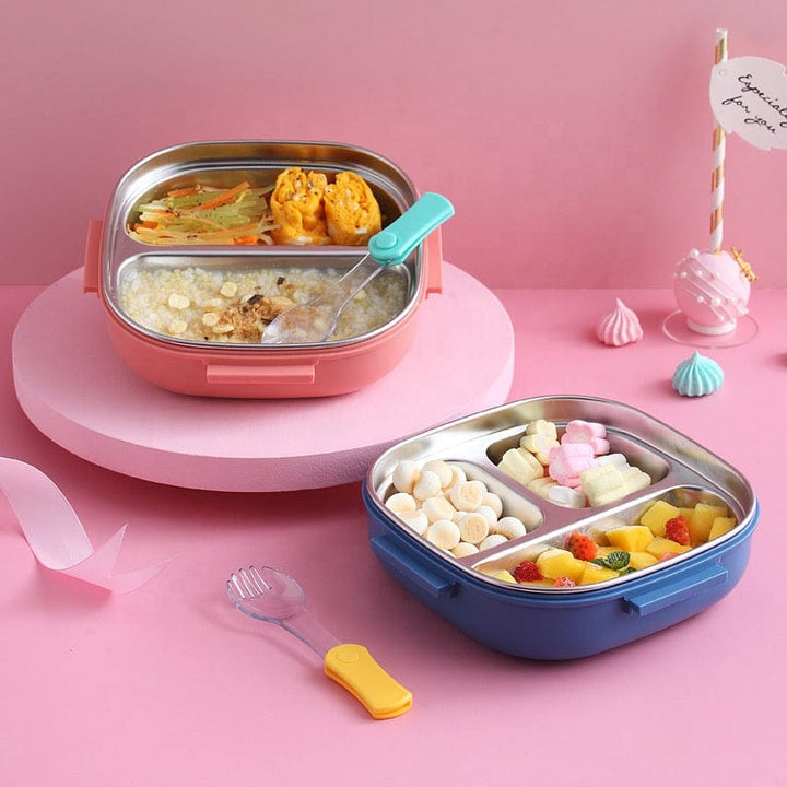 Boîte repas isotherme portable 500ml pour enfant. Garde les repas chauds ou frais pour l'école et pique-niques.